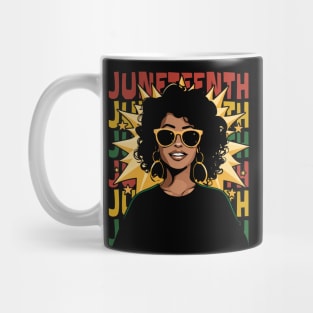 Black History Juneteenth Art for Men, Women, Girls Mug